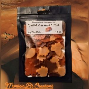 Handcrafted Salted Caramel Toffee Soy Wax Melts (Regular size)